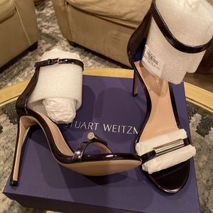 Stuart Weitzman sandals w/ Adjustable ankle strap
